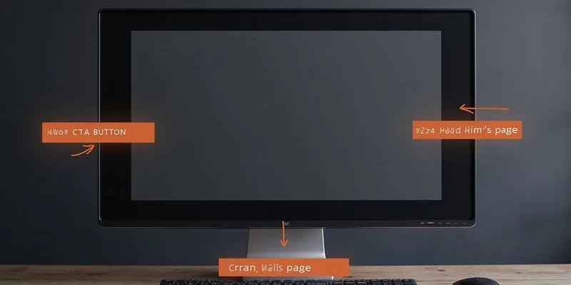 CTA placement strategy diagram for roofing service pages