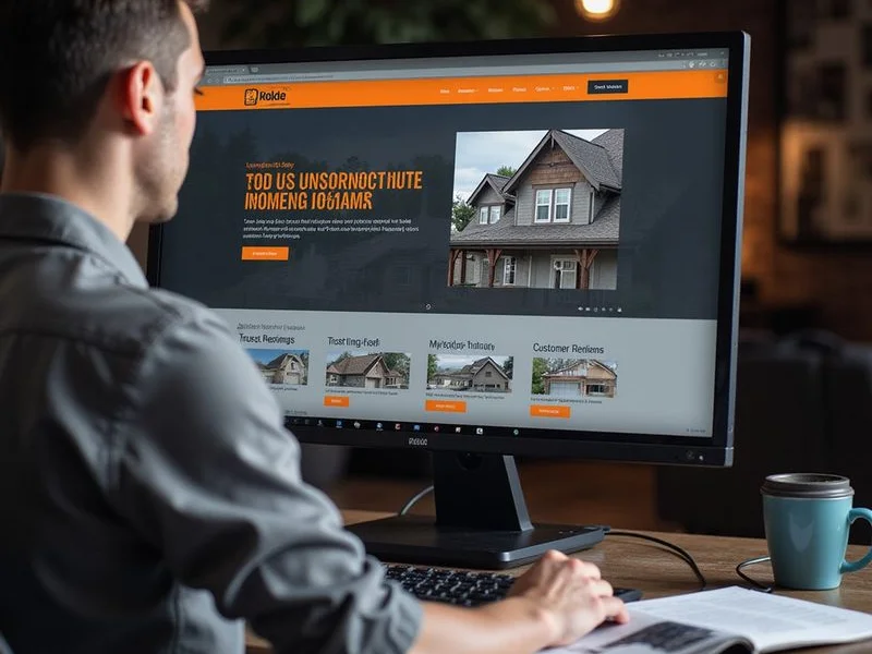 Roofing Website Design & Technical SEO example 3