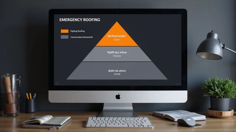 Emergency intent roofing keywords with conversion rates
