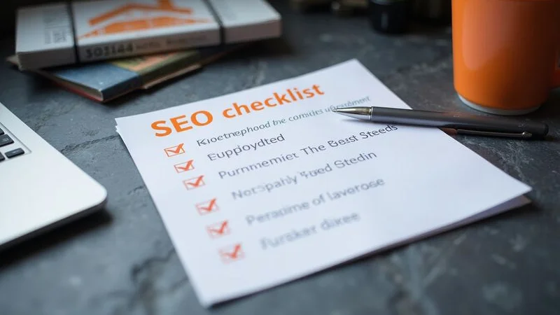 Roof replacement page optimization showing key on-page elements