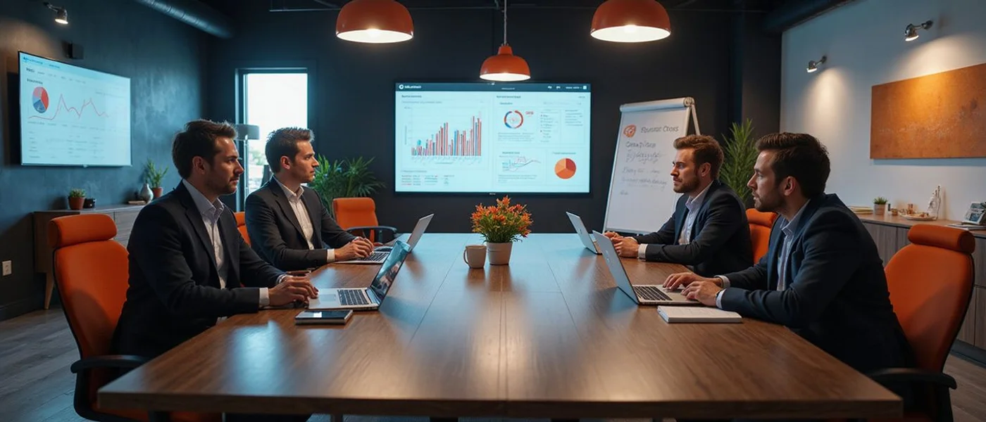 RoofRank team working on roofing company SEO strategy